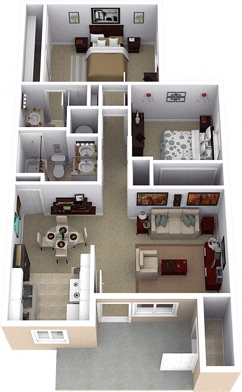 Caballo Classic Floor Plan Caballo Classic Floor Plan at Acacia Gardens, New Mexico, 87111
